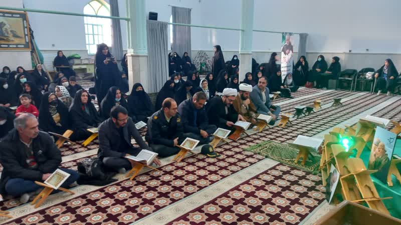 برگزاري محفل انس با قرآن در کانون مسجد امام حسين (ع) سريش آباد